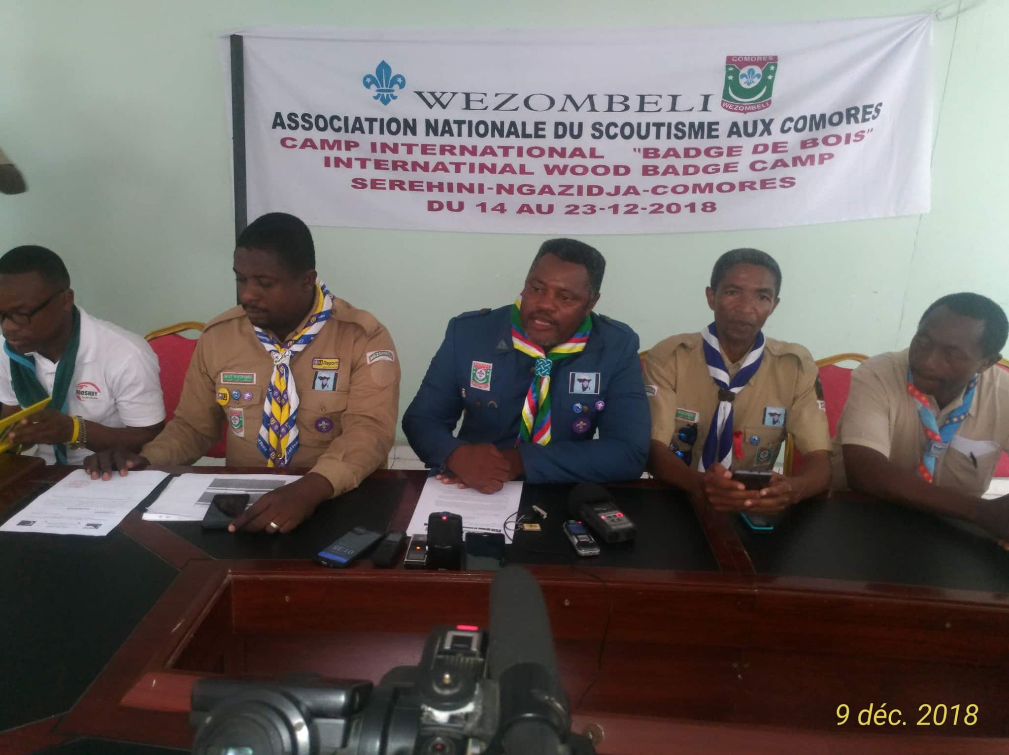 image Formation du scoutisme national  / Le scoutisme comorien retrouve ses droits